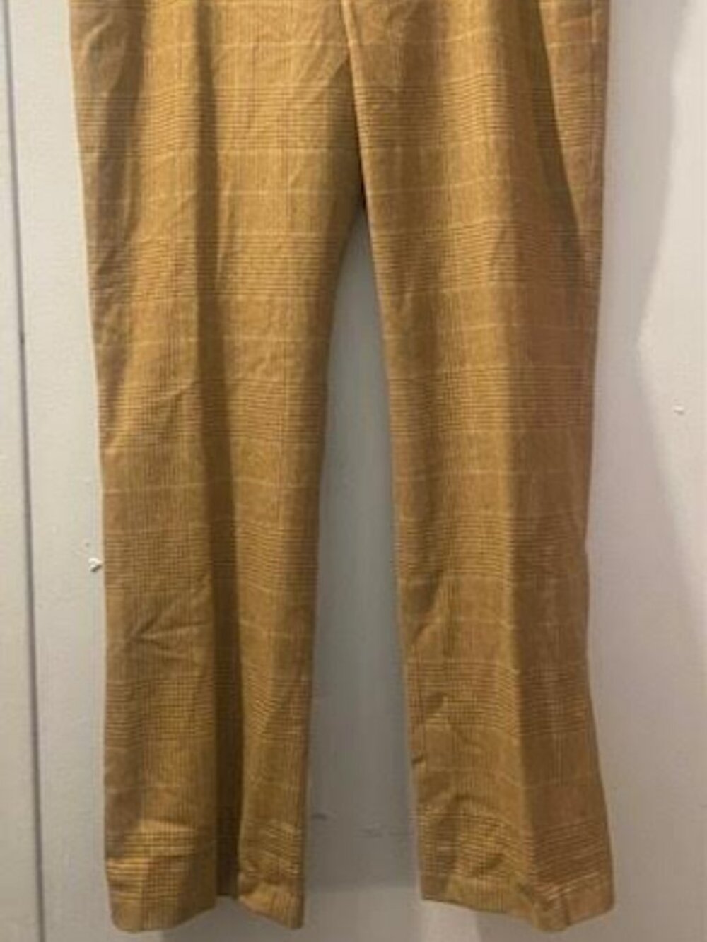 Lauren Ralph Lauren Camaron Plaid Wool Blend Dress Pants Size 16 Brown Career Of - Picture 3 of 7